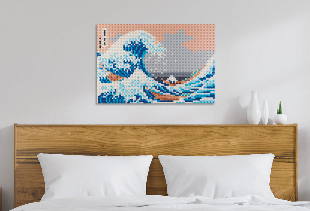 PIX BRIX The Great Wave Pixel Art Puzzle Kit – 4,187 Pieces